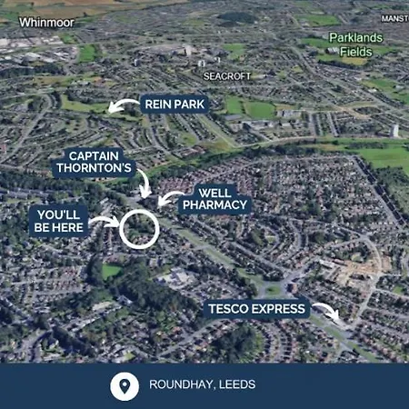 Vakantiehuis Spacious, Roundhay, Ls8, Parking X 2, Sleeps 6 Leeds (West Yorkshire)